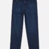 Jeans med høy midje og avslappet passform