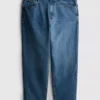 Jeans med høy midje og avslappet passform