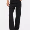 Jeans med høy midje og rette ben