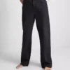 Jeans med høy midje og rette ben