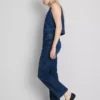 Jeans med høy midje og rette ben