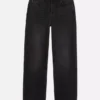 Jeans med høy midje og rette ben