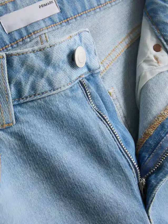 Jeans med høy midje og rette ben