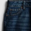 Jeans med høy midje og rette ben