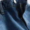 Jeans med høy midje og rette ben