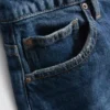 Jeans med høy midje og rette ben