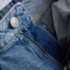 Jeans med høy midje og rette ben