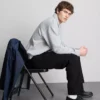 Jeans med middels høy midje og avslappet, rett ben