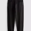 Jeans med middels høy midje og avslappet, rett ben