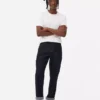 Jeans med middels høy midje og rett ben