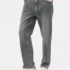 Jeans med middels høy midje og rette ben