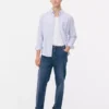 Jeans med middels høy midje og rette ben