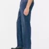Jeans med middels høy midje og rette ben