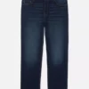 Jeans med middels høy midje og rette ben