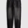 Jeans med middels høy midje og rette ben