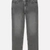 Jeans med middels høy midje og rette ben