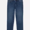 Jeans med middels høy midje og rette ben