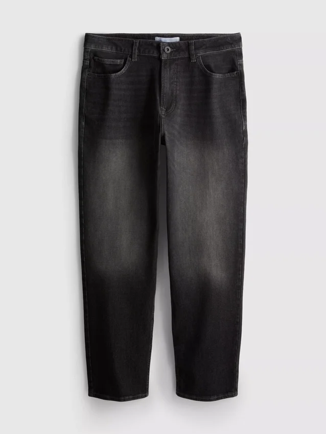 Jeans med middels høy midje og rette ben