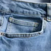 Jeans med middels høy midje og rette ben