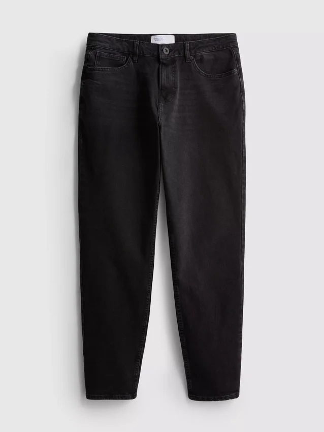 Jeans med middels høy midje og smal passform