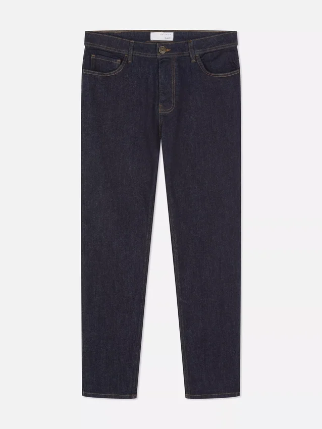 Jeans med middels høy midje og smal passform