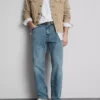 Jeans med rett ben og stretch