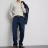 Jeans med rett ben og stretch