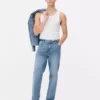 Jeans med rett ben og stretch