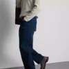 Jeans med rett ben og stretch