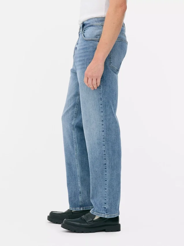 Jeans med rett ben og stretch
