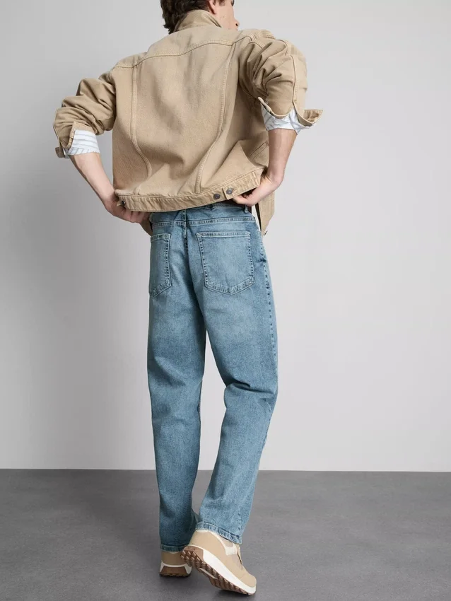 Jeans med rett ben og stretch