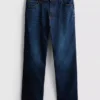 Jeans med rett ben og stretch