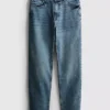 Jeans med rett ben og stretch
