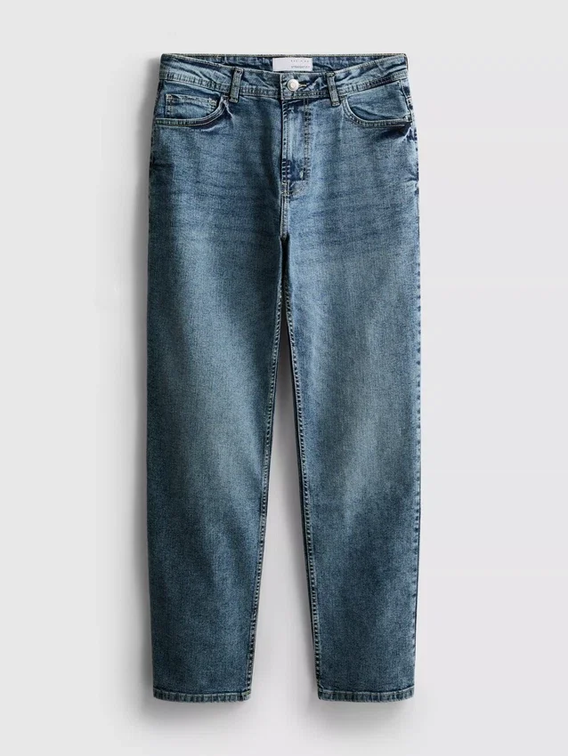 Jeans med rett ben og stretch