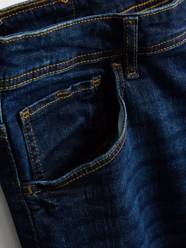 Jeans med rett ben og stretch