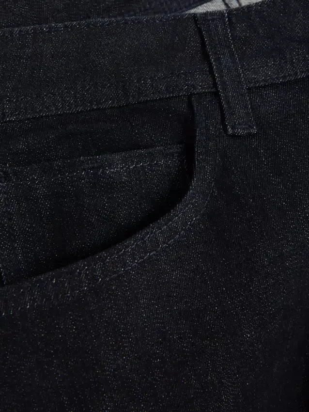 Jeans med rett ben og stretch