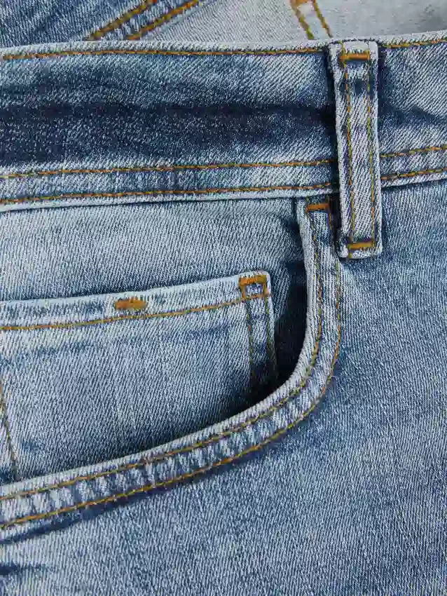 Jeans med rett ben og stretch