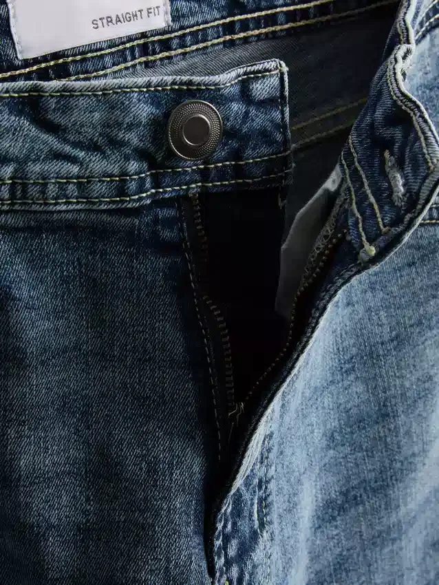 Jeans med rett ben og stretch