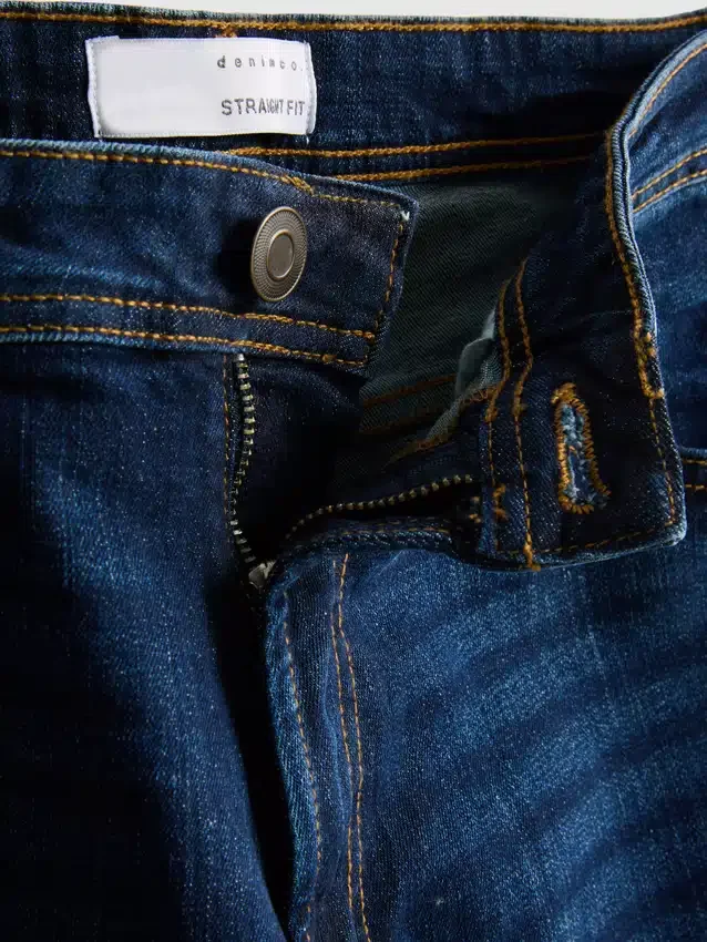 Jeans med rett ben og stretch