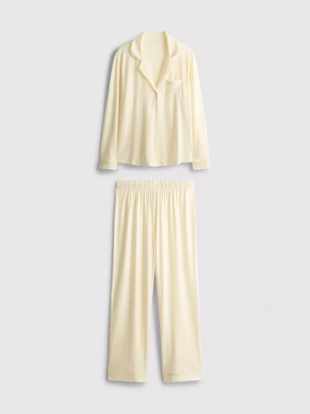 Jersey-pysjamaser i boyfriend-stil