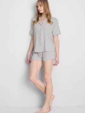 Jersey-pysjamassett i boyfriend-stil