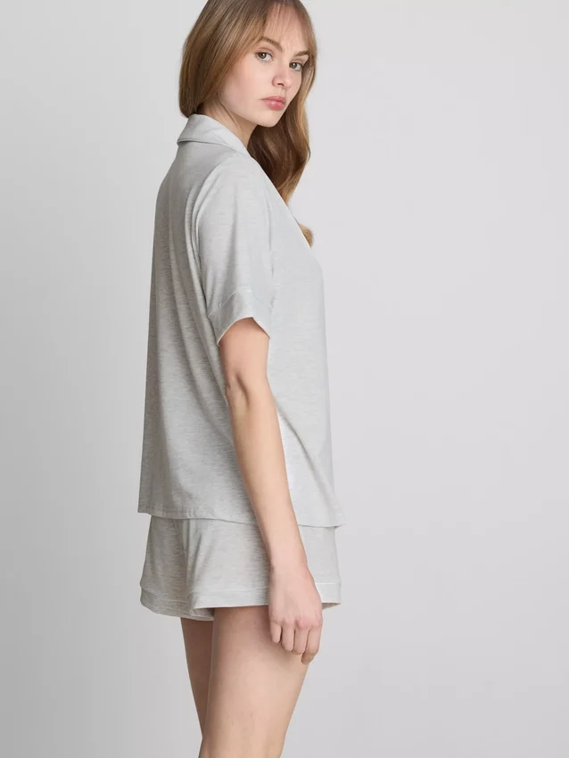 Jersey-pysjamassett i boyfriend-stil