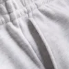 Jersey-shorts med knapper, med høyt bomullsinnhold