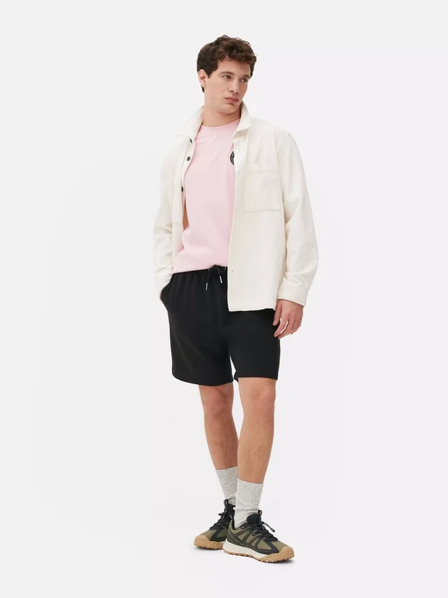 Jersey-shorts med snøring