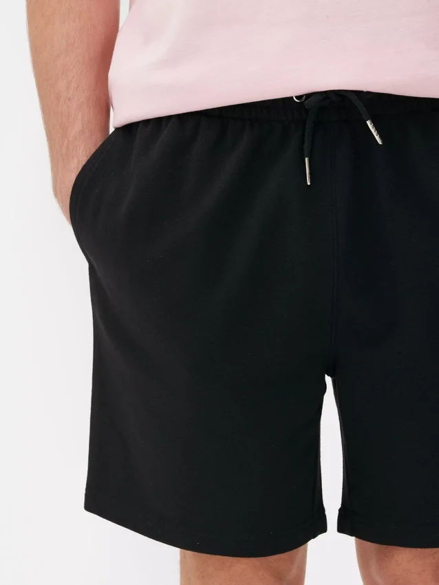 Jersey-shorts med snøring