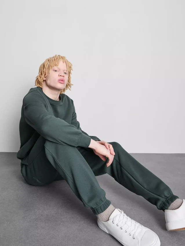 Joggebukse med mansjetter