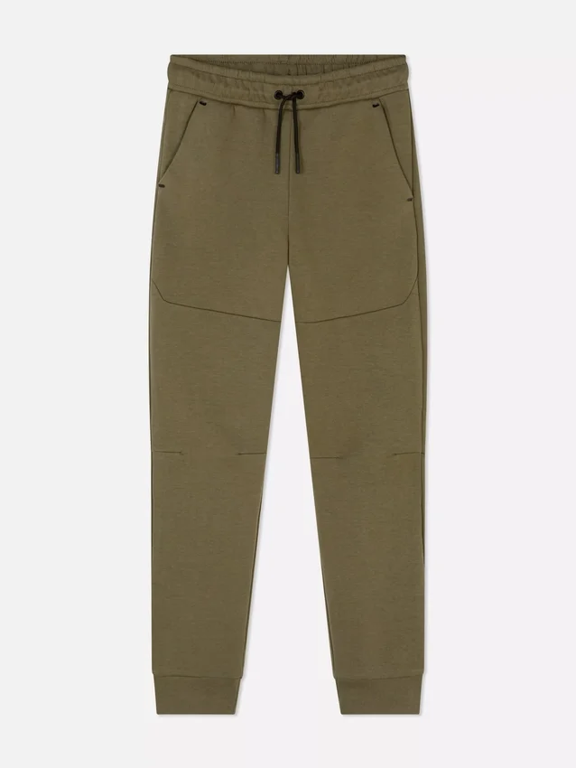 Joggebukse med mansjetter og paneler