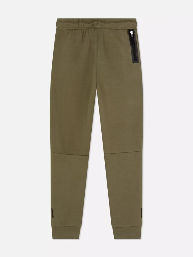 Joggebukse med mansjetter og paneler