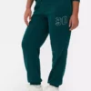 Joggebukse med mansjetter og trykk