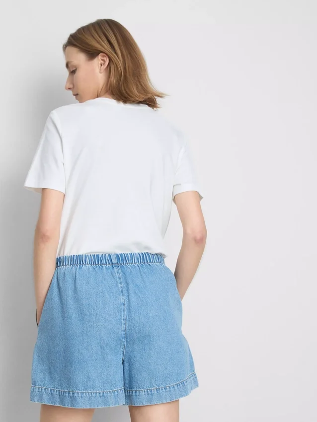 Joggebukser i bomullsdenim